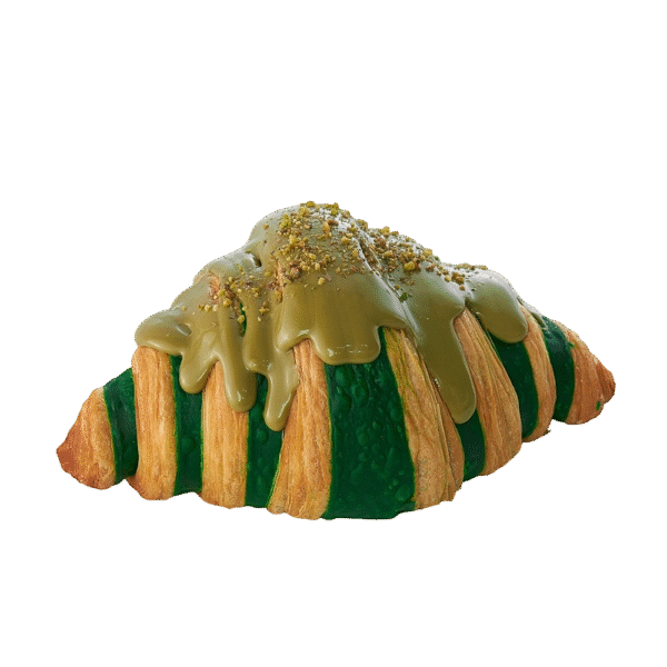 green pistachio croissant