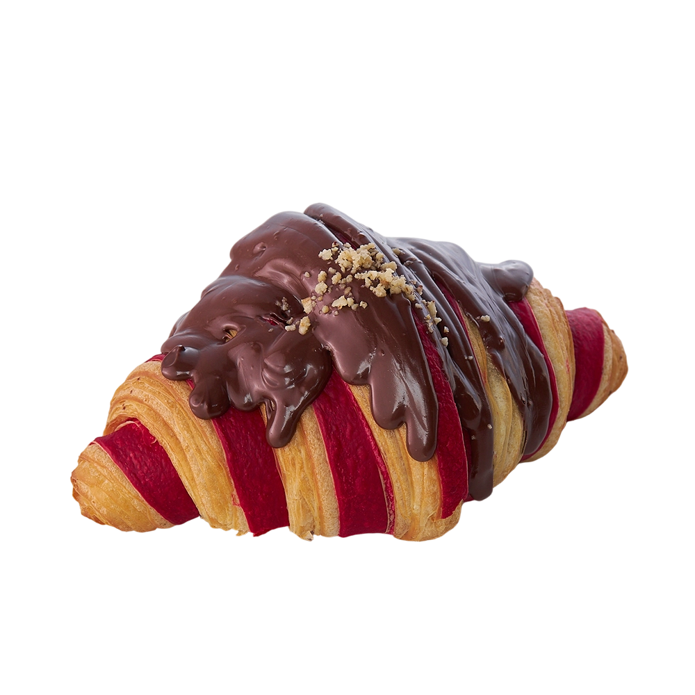 red nutella croissant