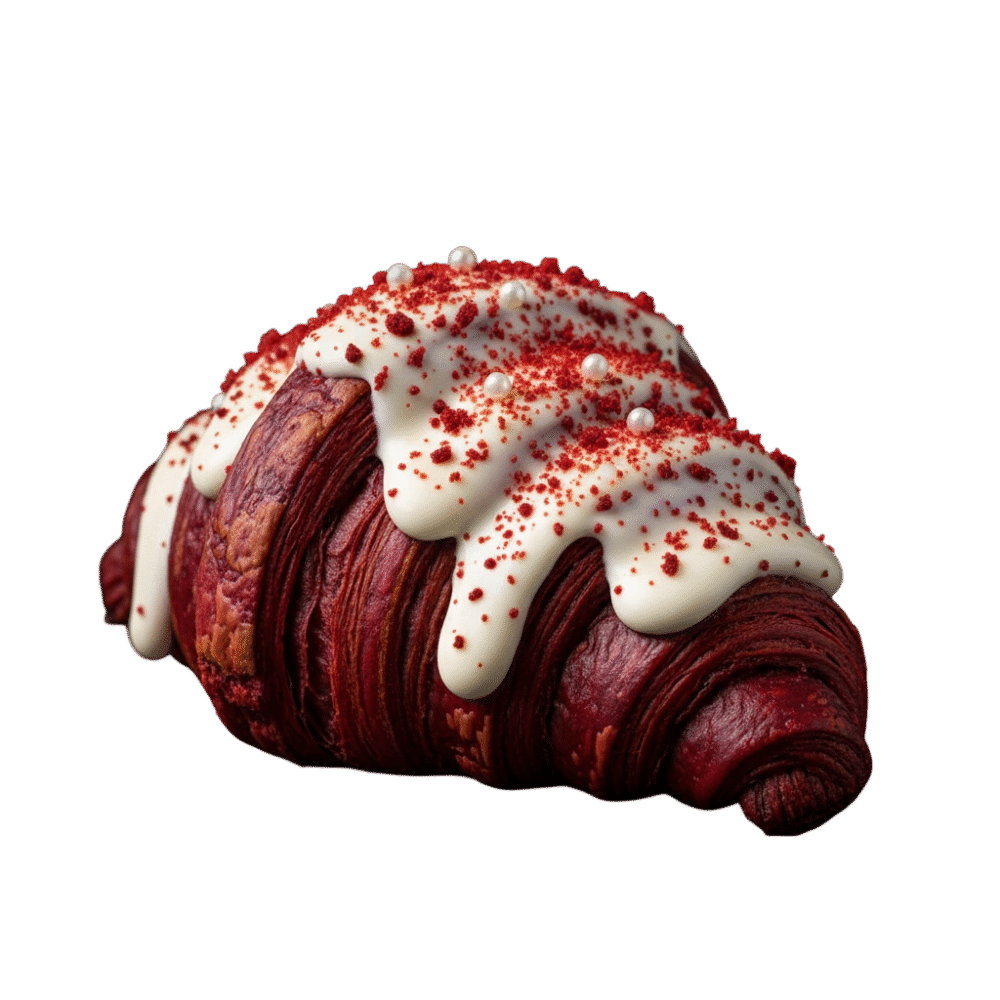 red velvet croissant