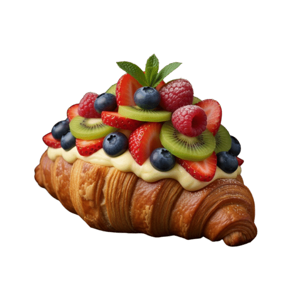 fresh fruit croissant
