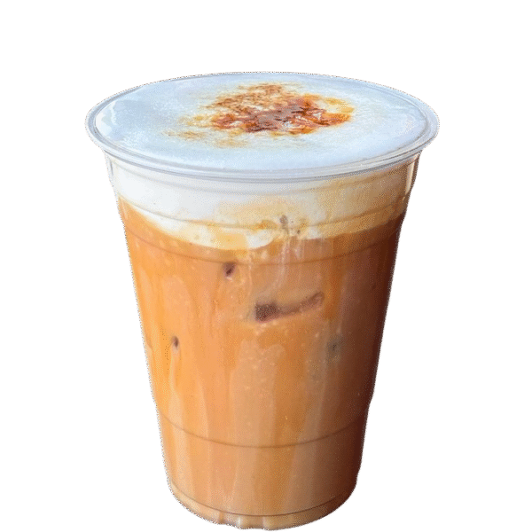 lotus creme brulee latte