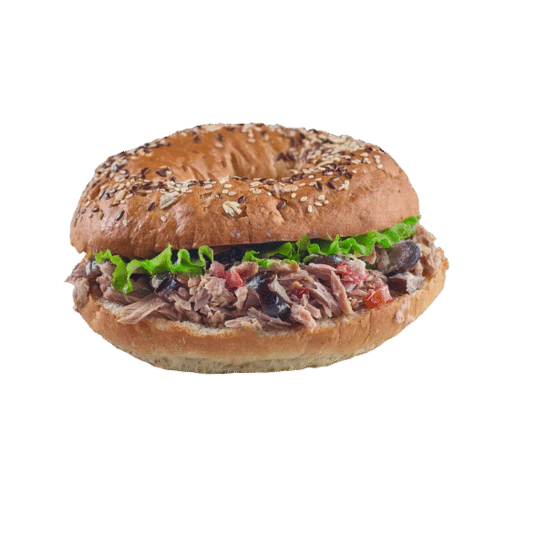 tuna salad bagel
